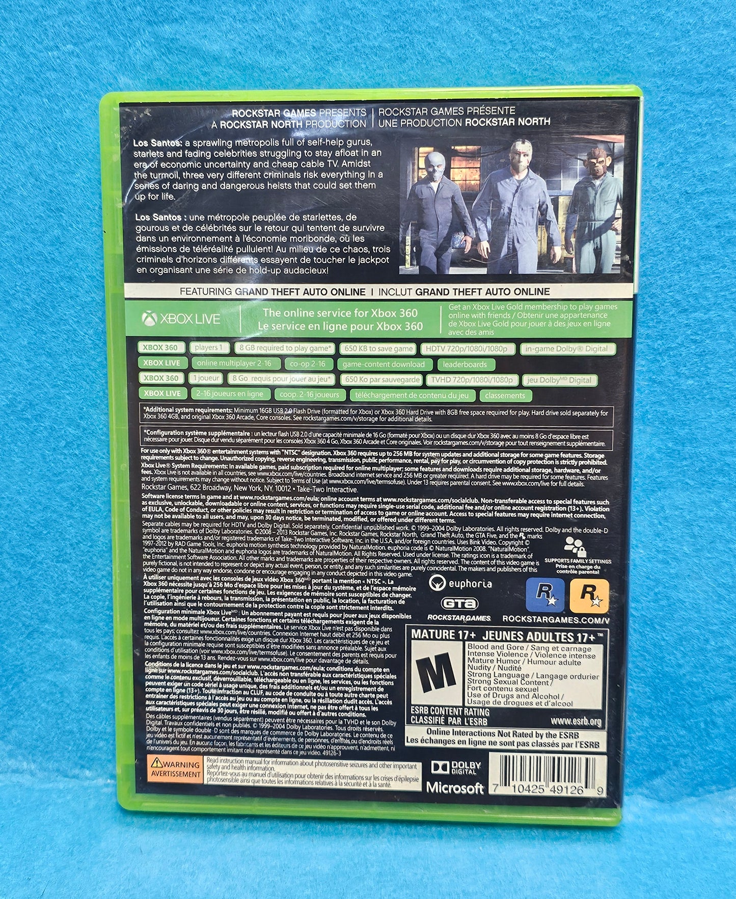 054: Grand Theft Auto V -XBox 360