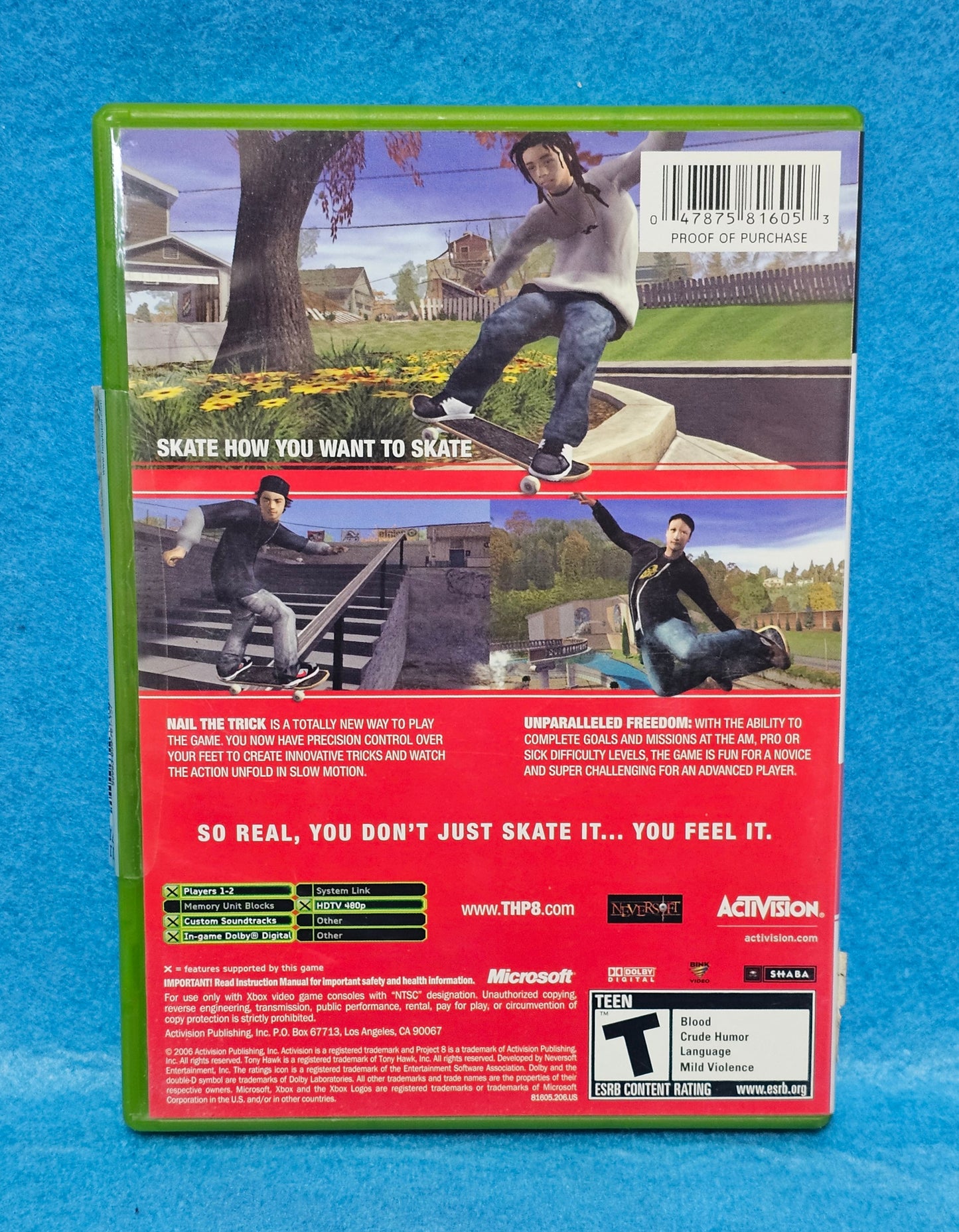 073: Tony Hawk's Project 8 - XBox