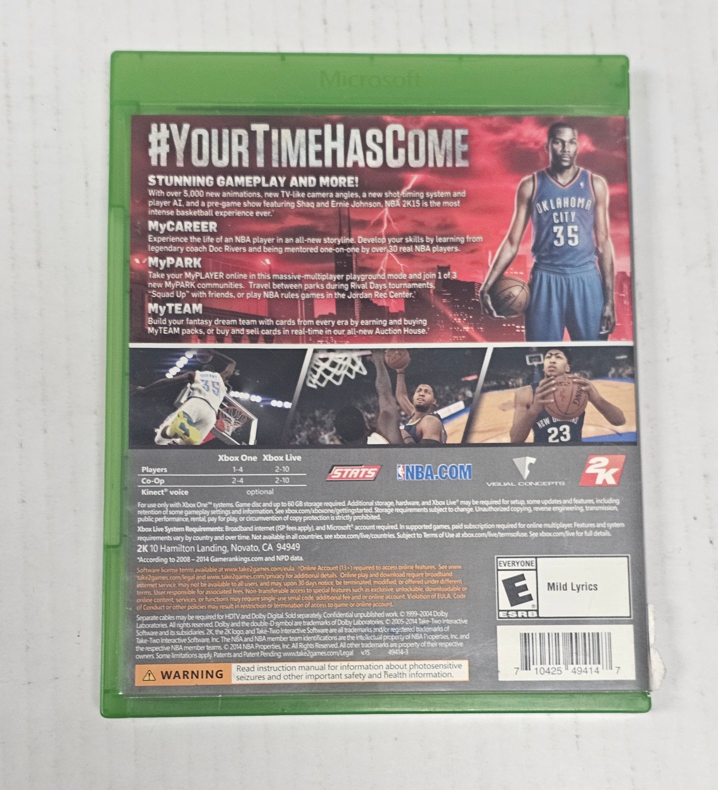 020: NBA 2K15 - XBox One