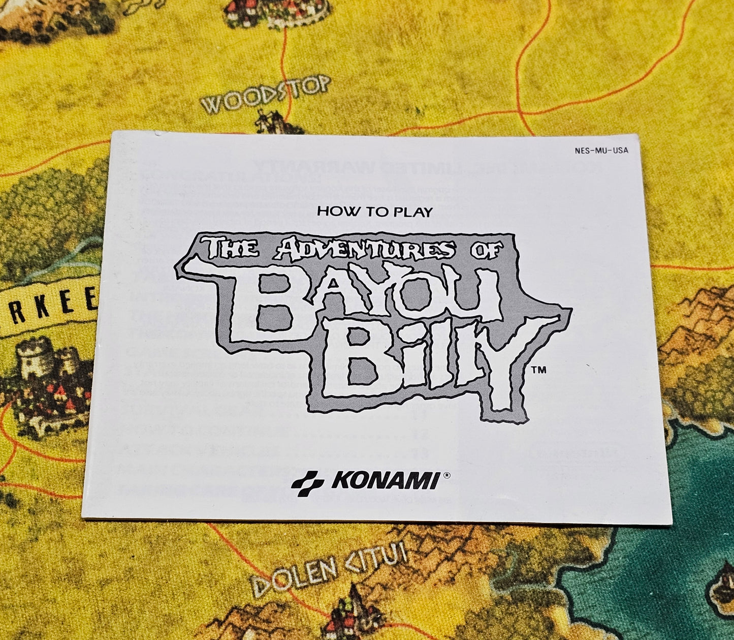 110: The Adventures of Bayou Billy Manual - NES