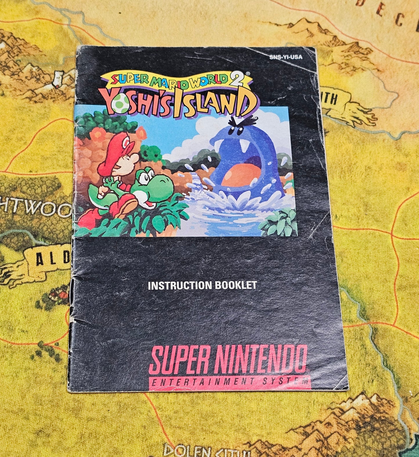 112: Super Mario World 2: Yoshi's Island Manual - SNES
