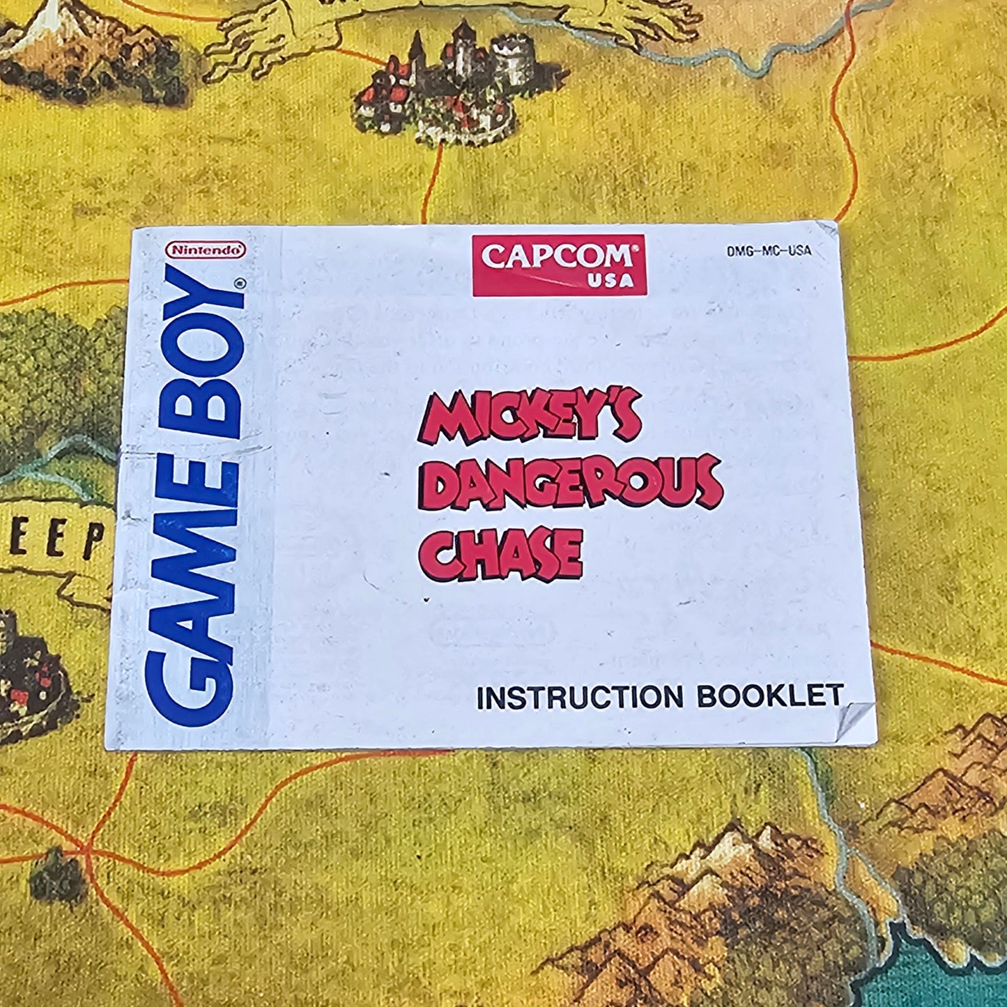 134: Mickey's Dangerous Chase Manual - GameBoy