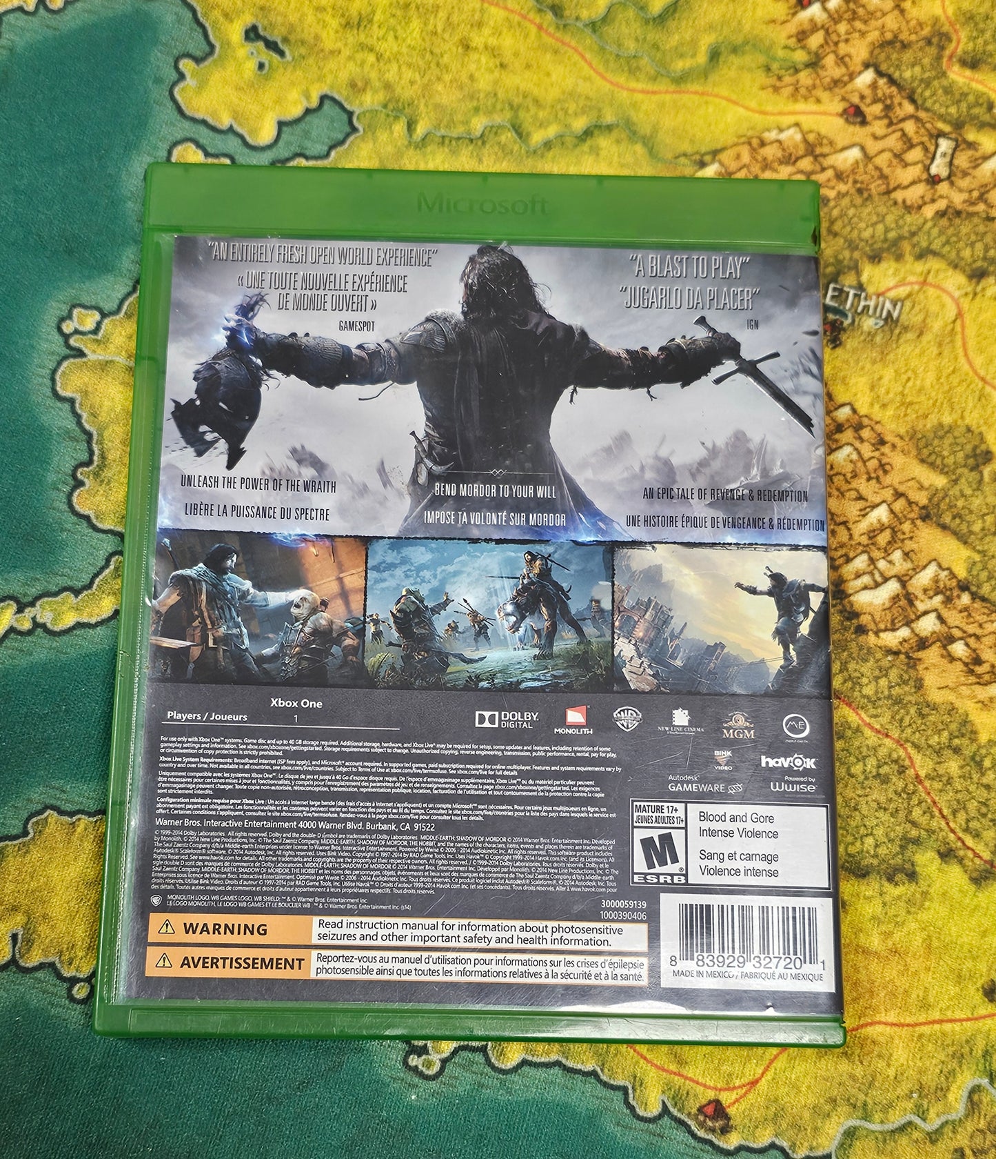 014: Shadow of Mordor - XBox One