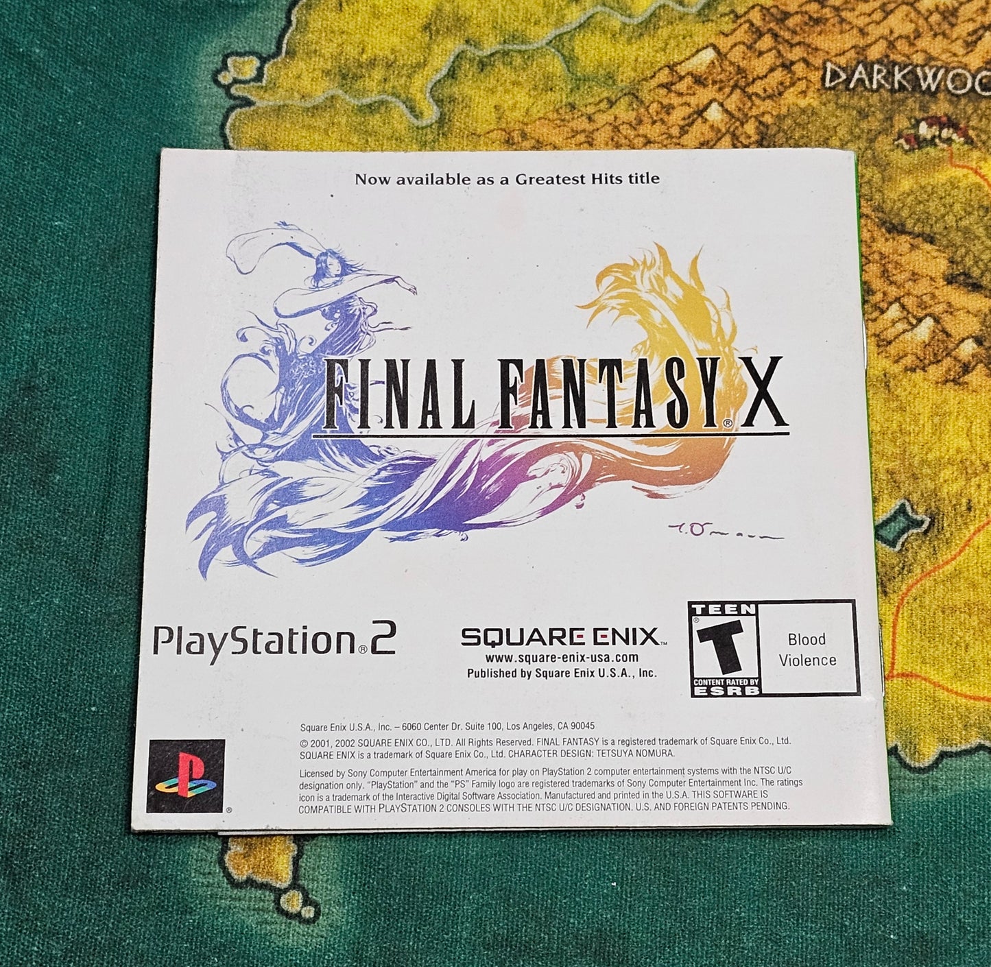 108: Final Fantasy/ Chrono Trigger Manual - PS1