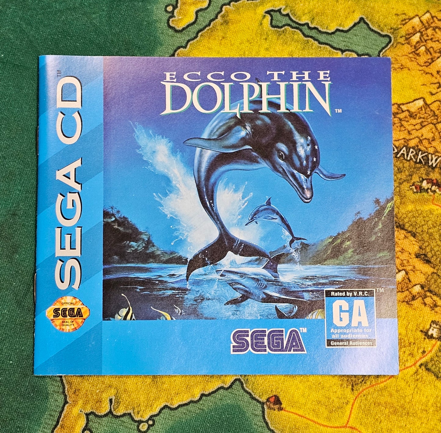 111: Ecco the Dolphin Manual - Sega CD
