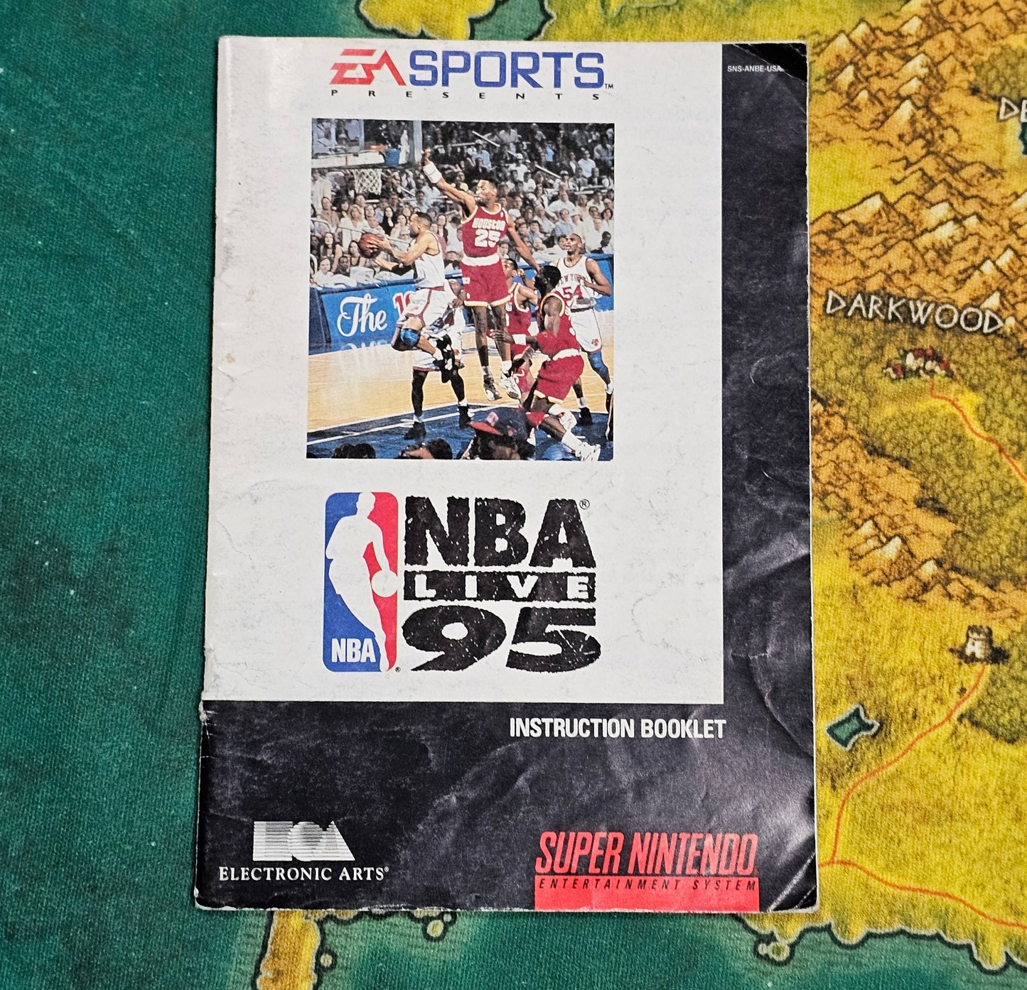 112: NBA Live 95 Manual - SNES