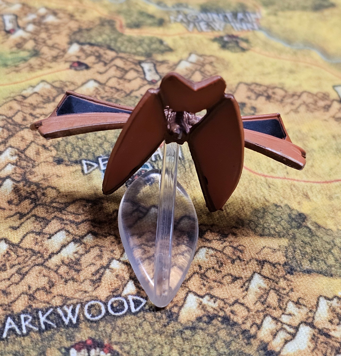 124: Miniature of Sisko's Bajoran Lightship "Baraka" Micro Machine