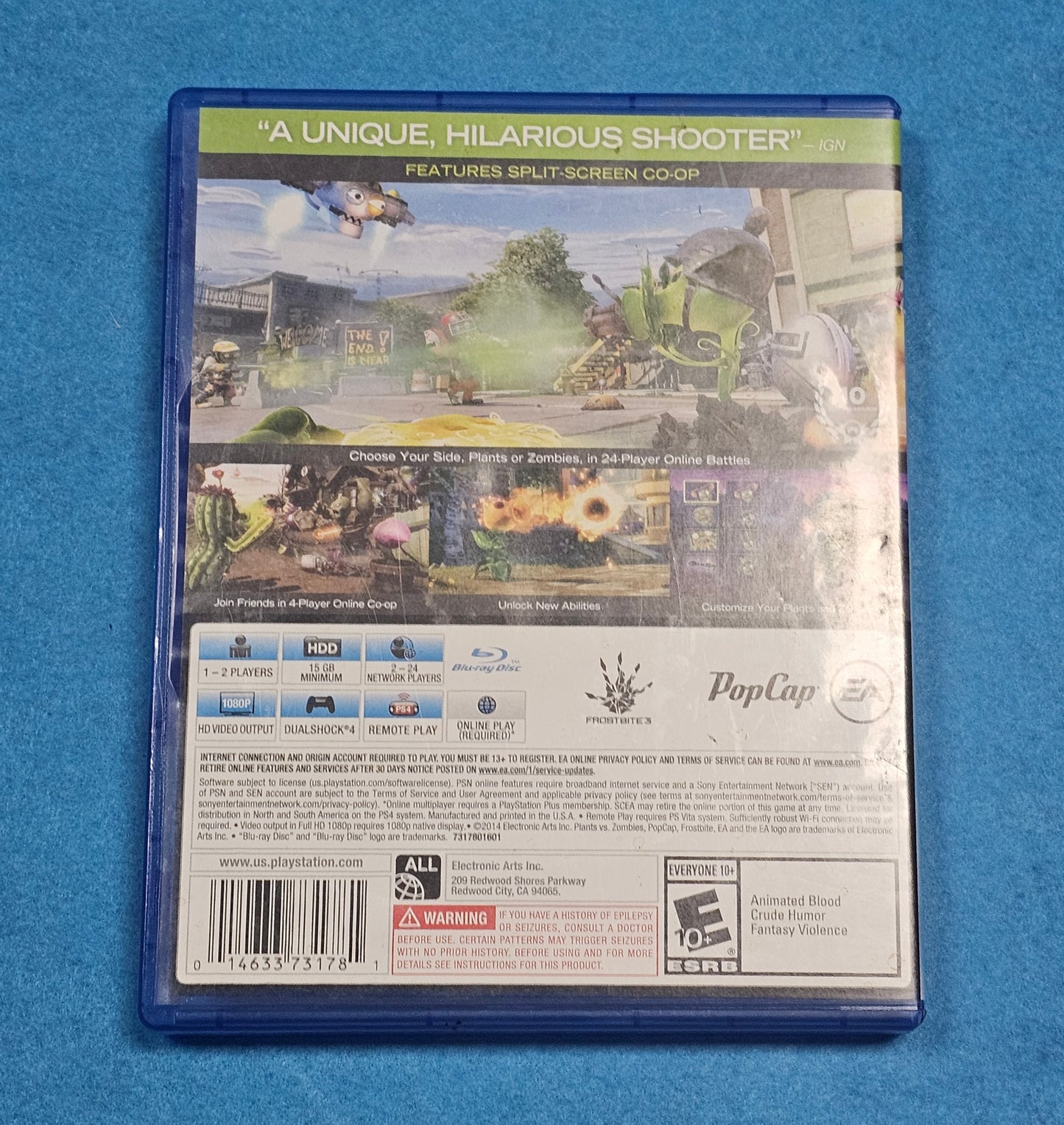 026: Plants vs Zombies Garden Warfare - PS4