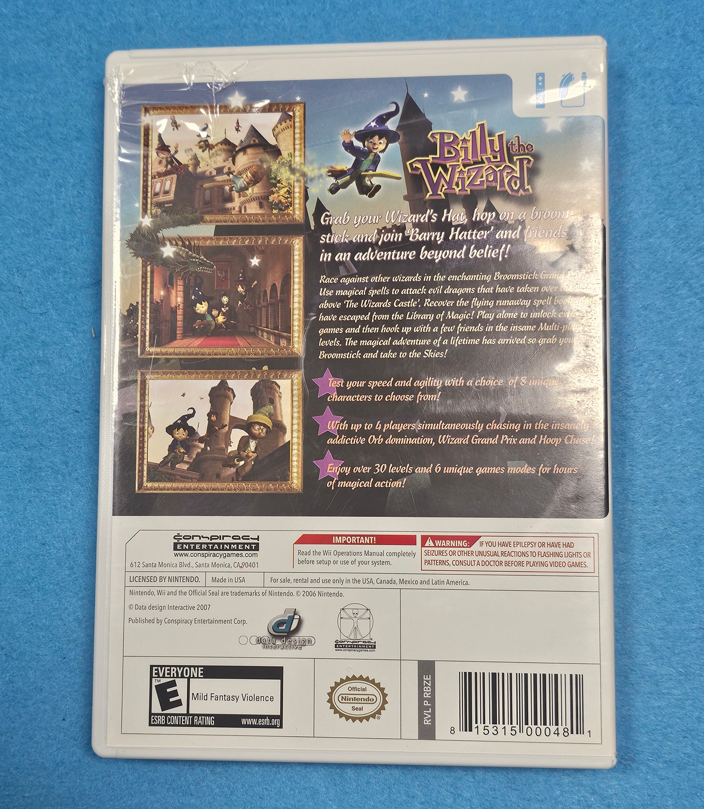 046: Billy the Wizard: Rocket Broomstick Racing - Wii