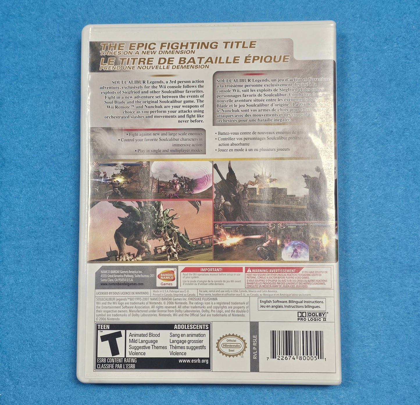 052: Soul Calibur Legends - Wii