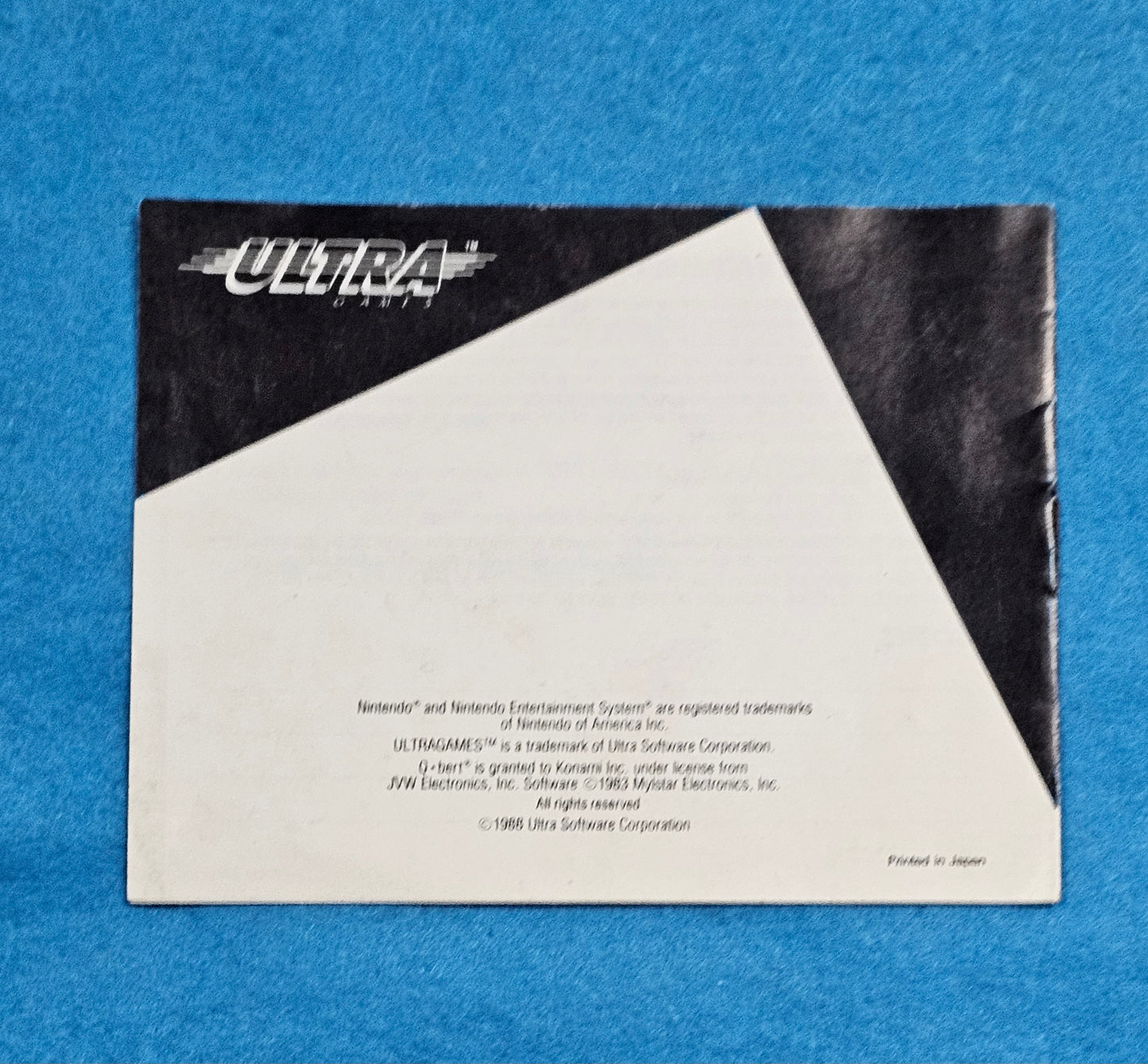 131: Q*Bert Manual - NES