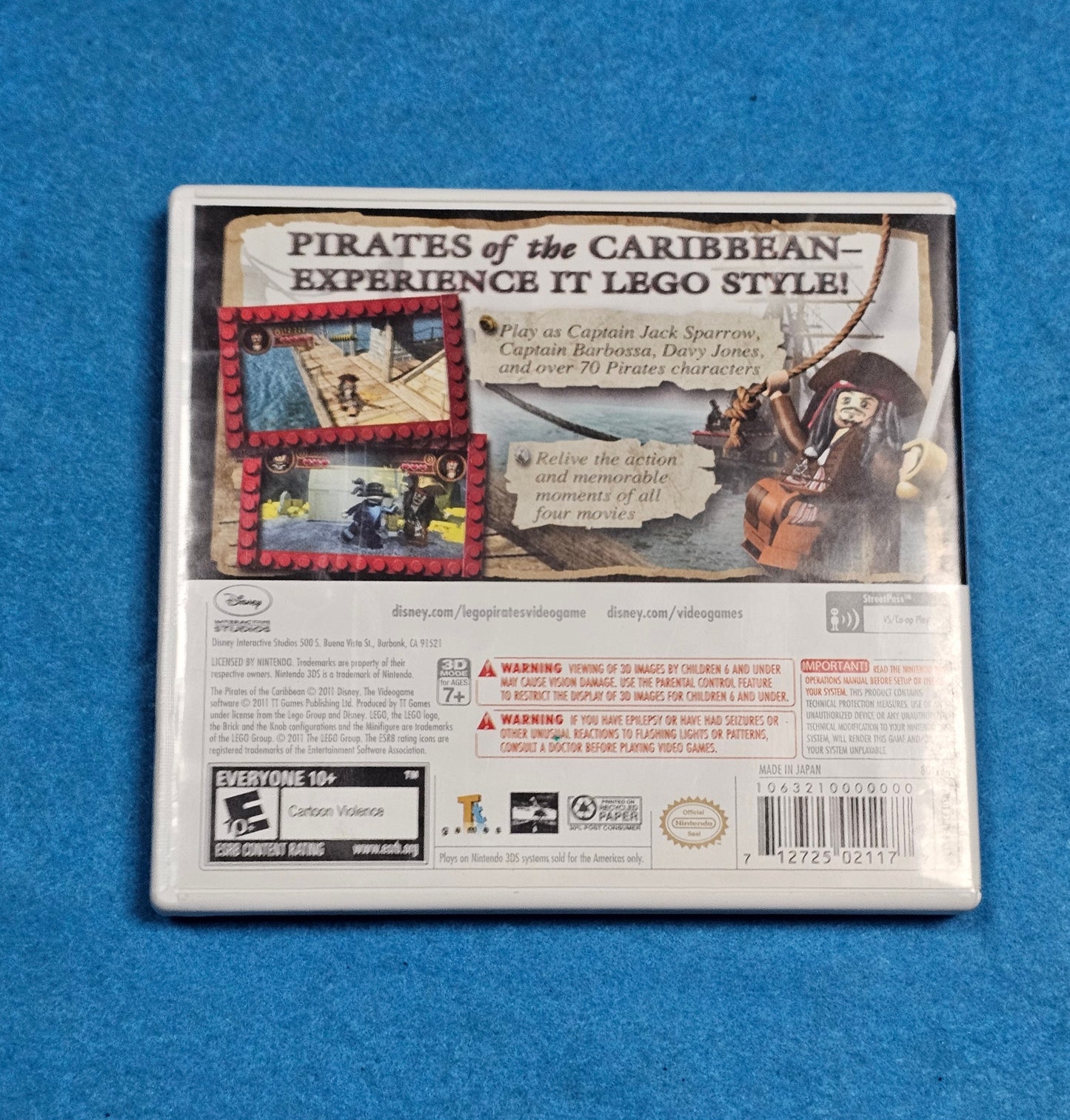 144: Lego Pirates of the Caribbean: The Video Game - 3DS