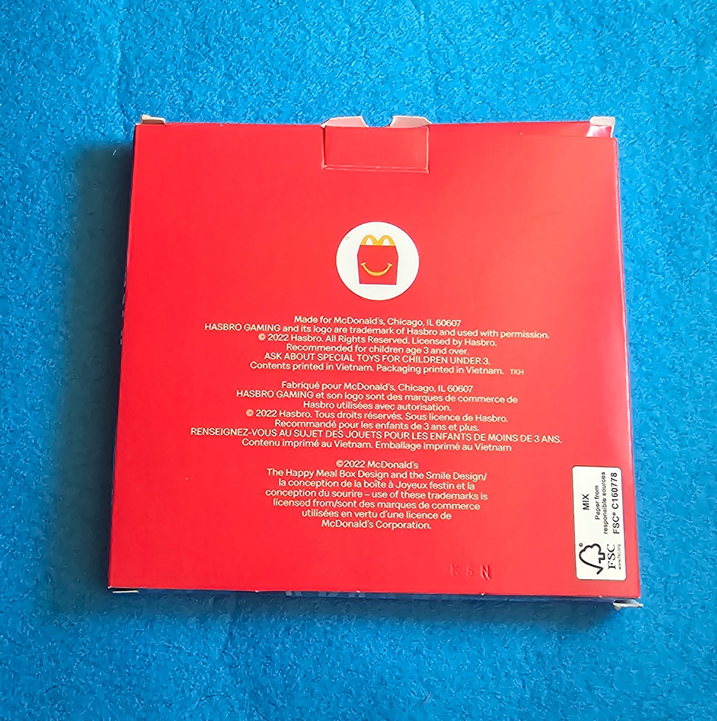 060: Happy Meal Connect 4 Mini Game