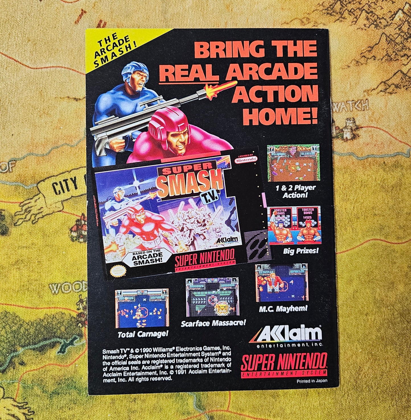 208: MANUAL WWF Super Wrestle Mania - SNES