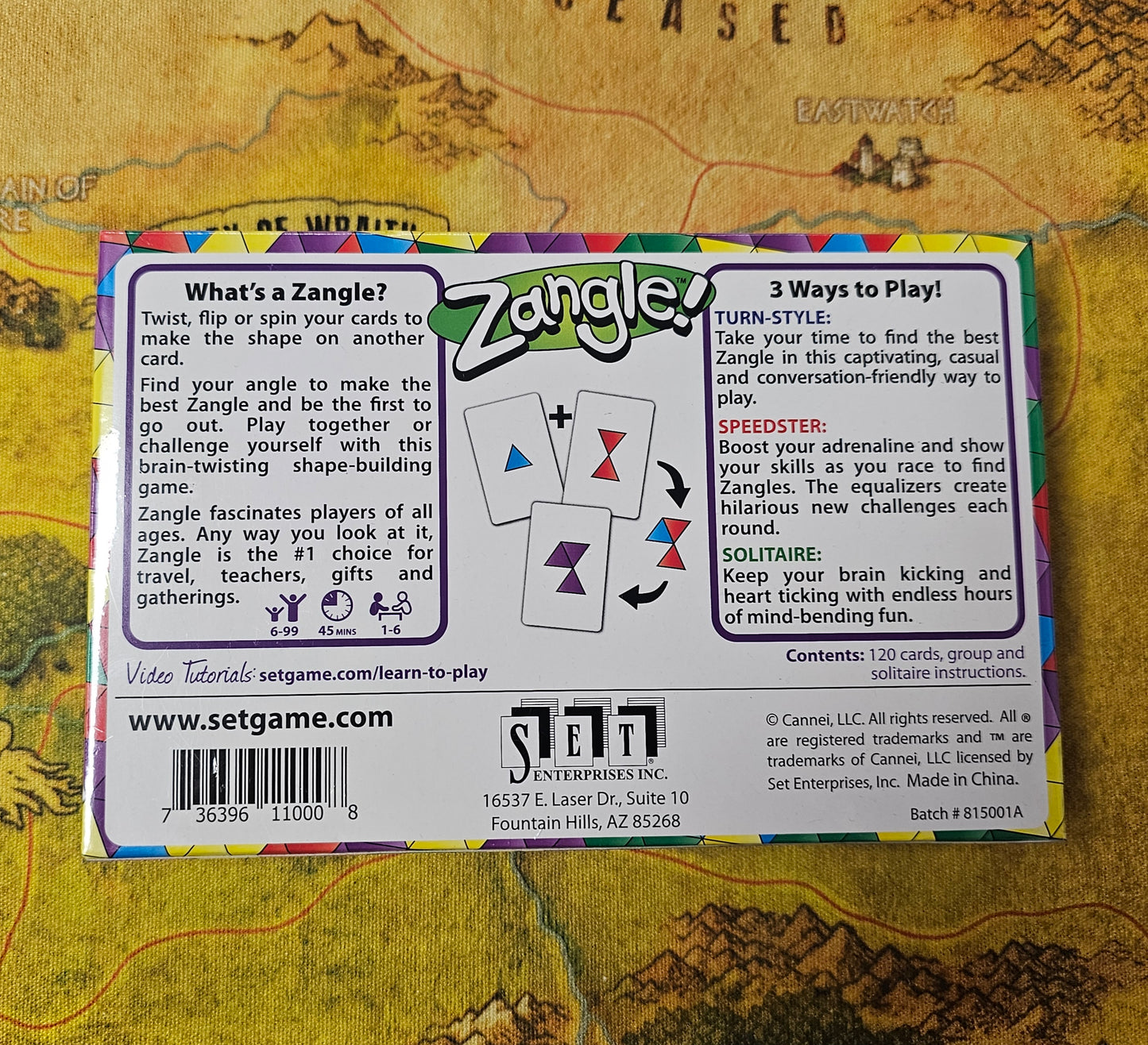 143: Zangle! Game