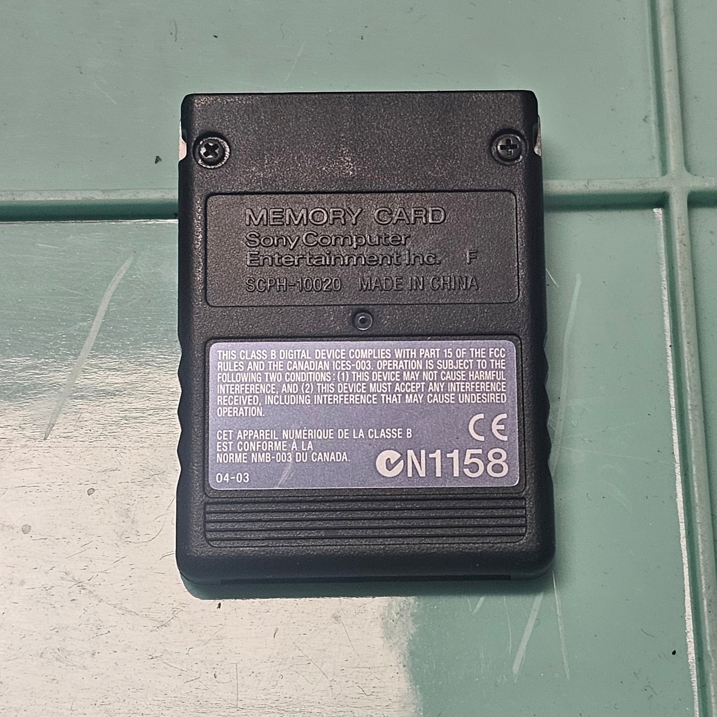 125: PS2 Memory Card