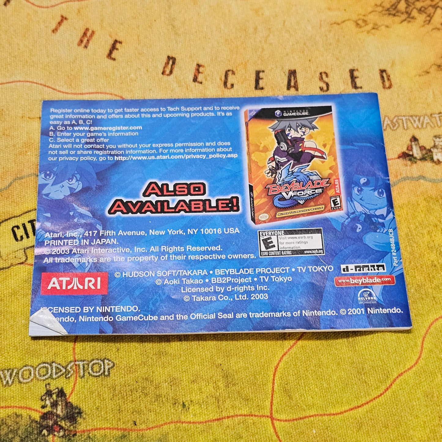 162: MANUAL BeyBlade VForce - Game Boy Advance