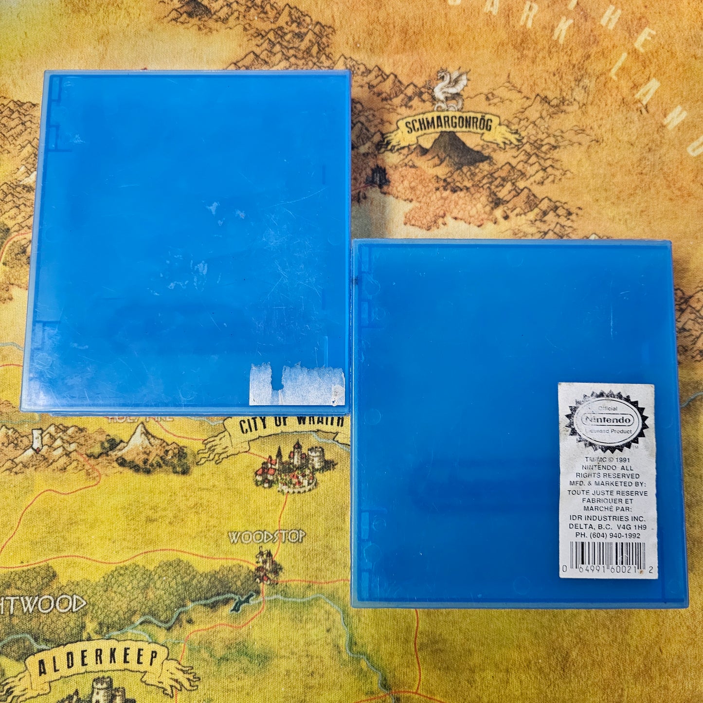 153: Blue Nintendo Case x 2