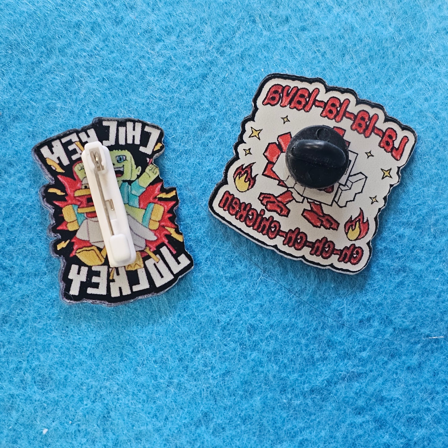 231: Minecraft Acrylic Pins