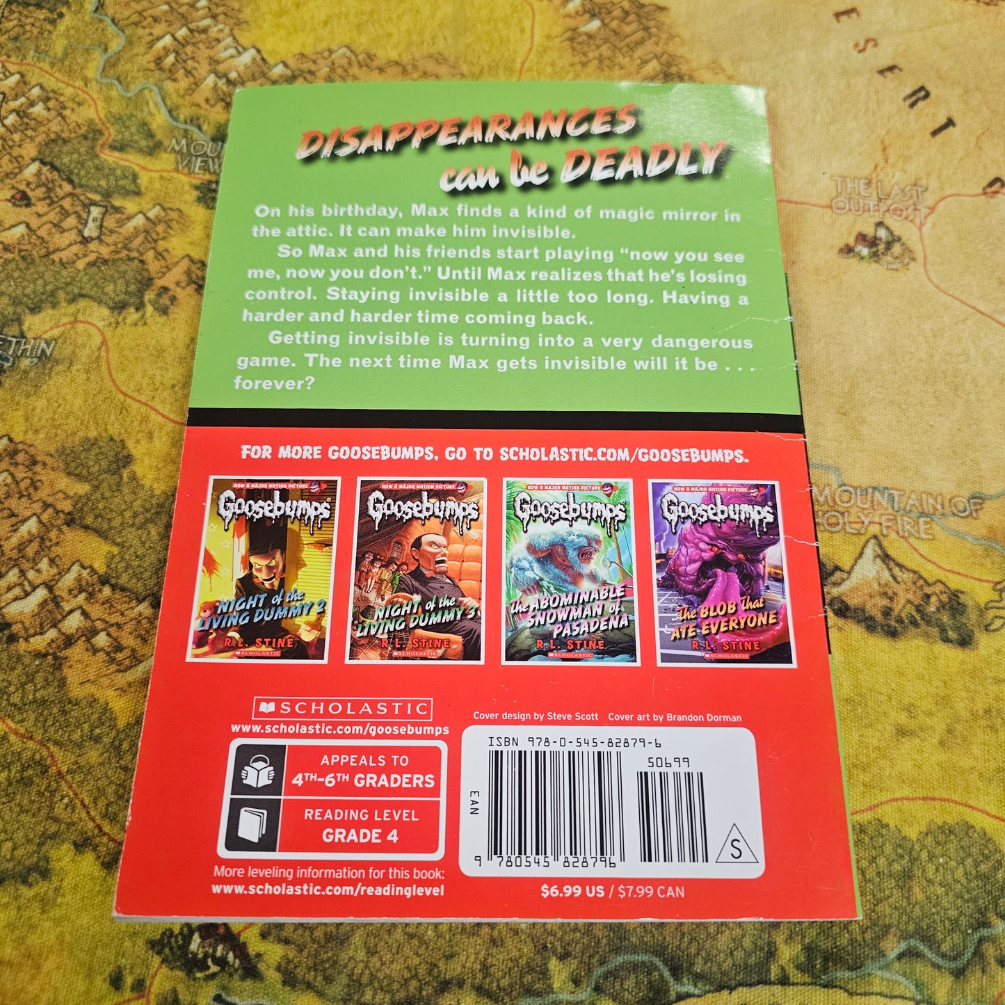 206: Goosebumps Let's Get Invisible (Book)