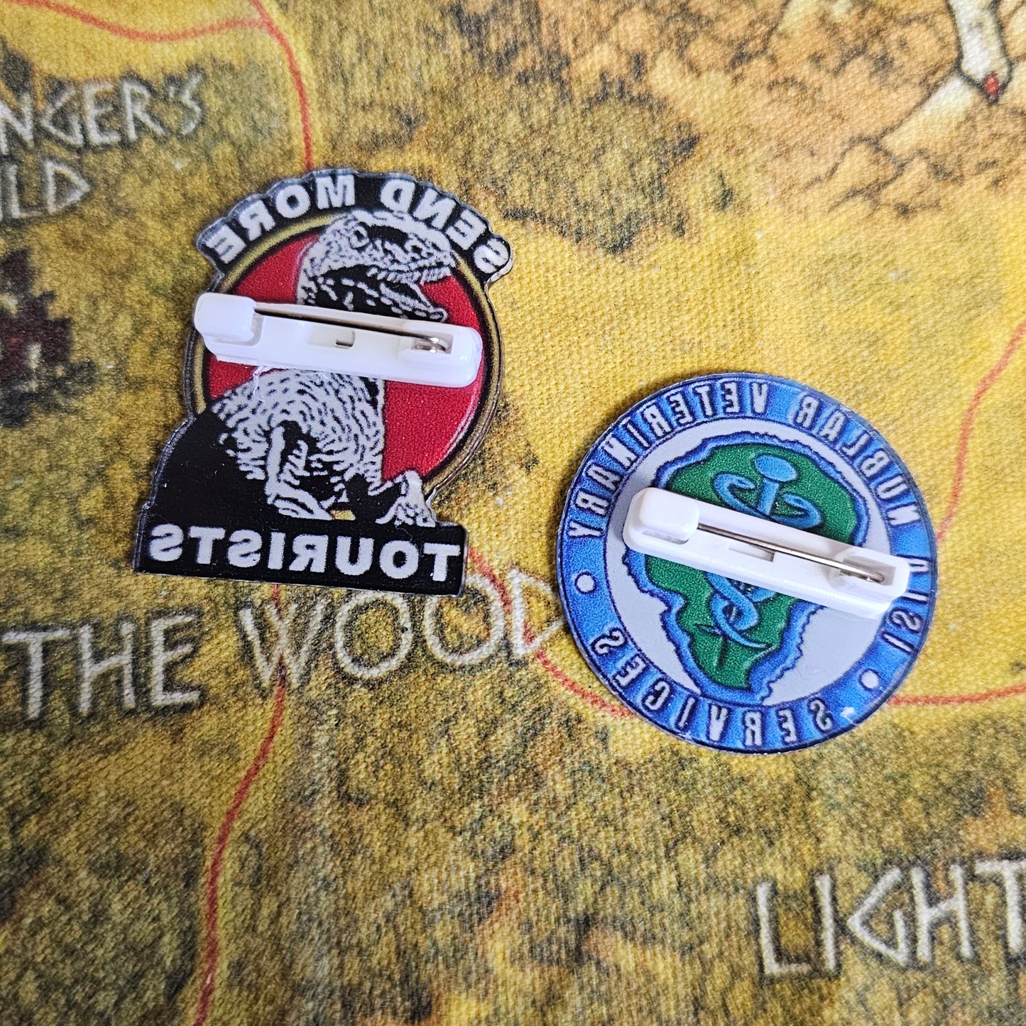 145: Jurassic Park Acrylic Pin 2-Pack #2