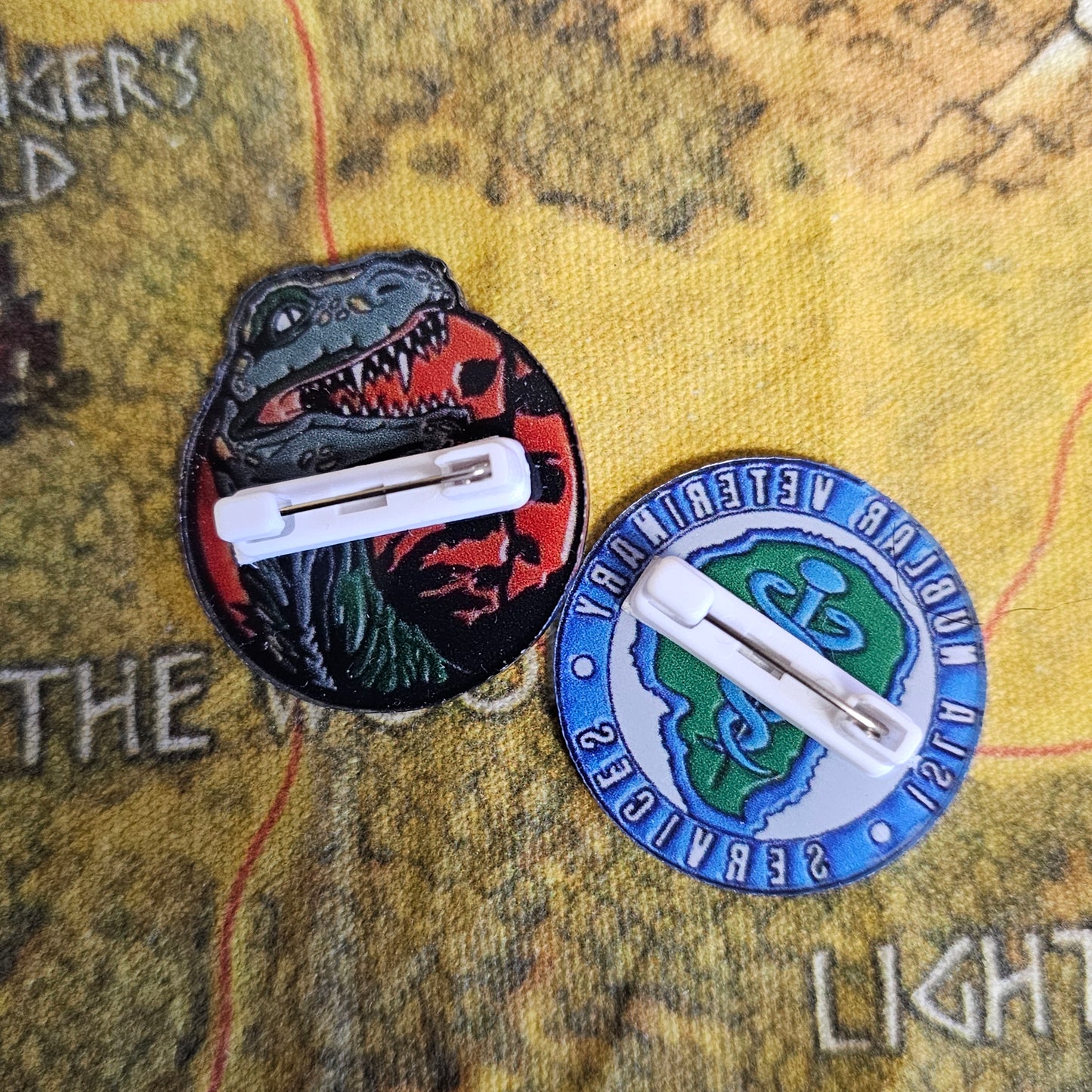144: Jurassic Park Acrylic Pin 2-Pack #1