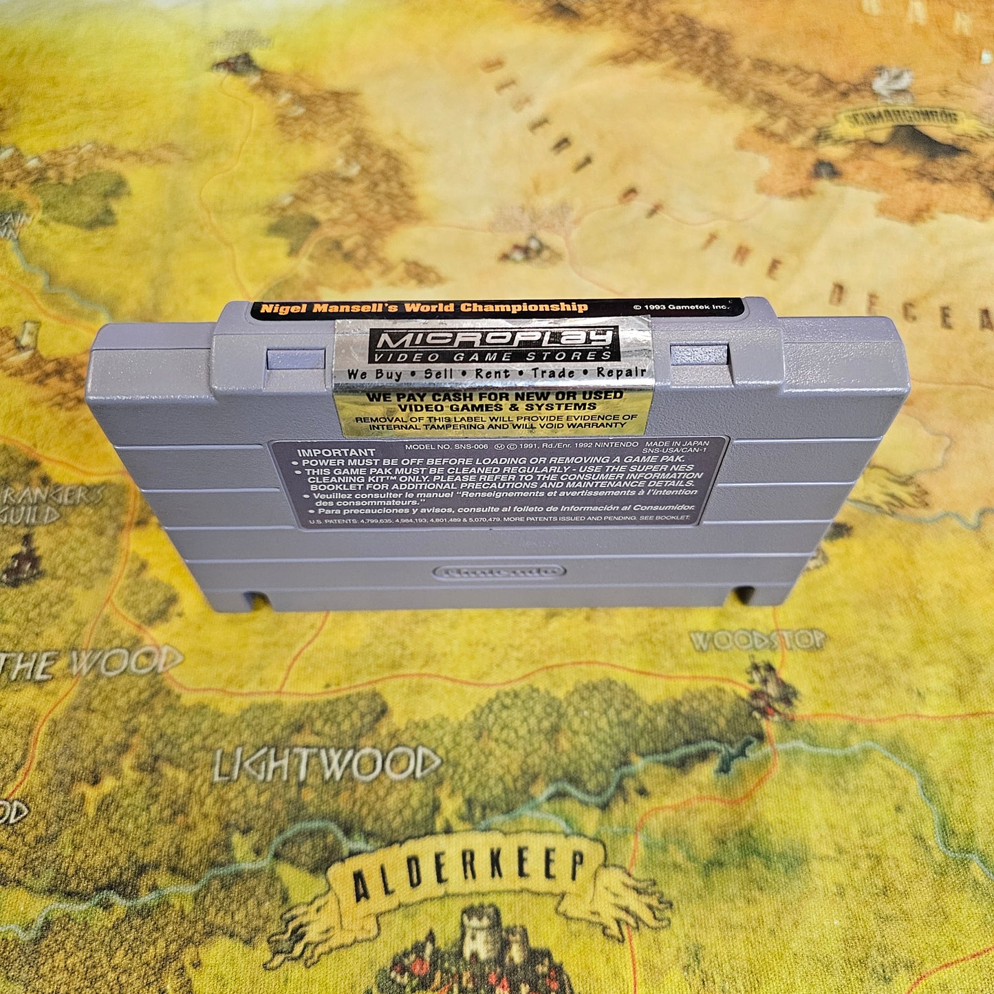 082: Nigel Mansell's World Championship Racing - SNES