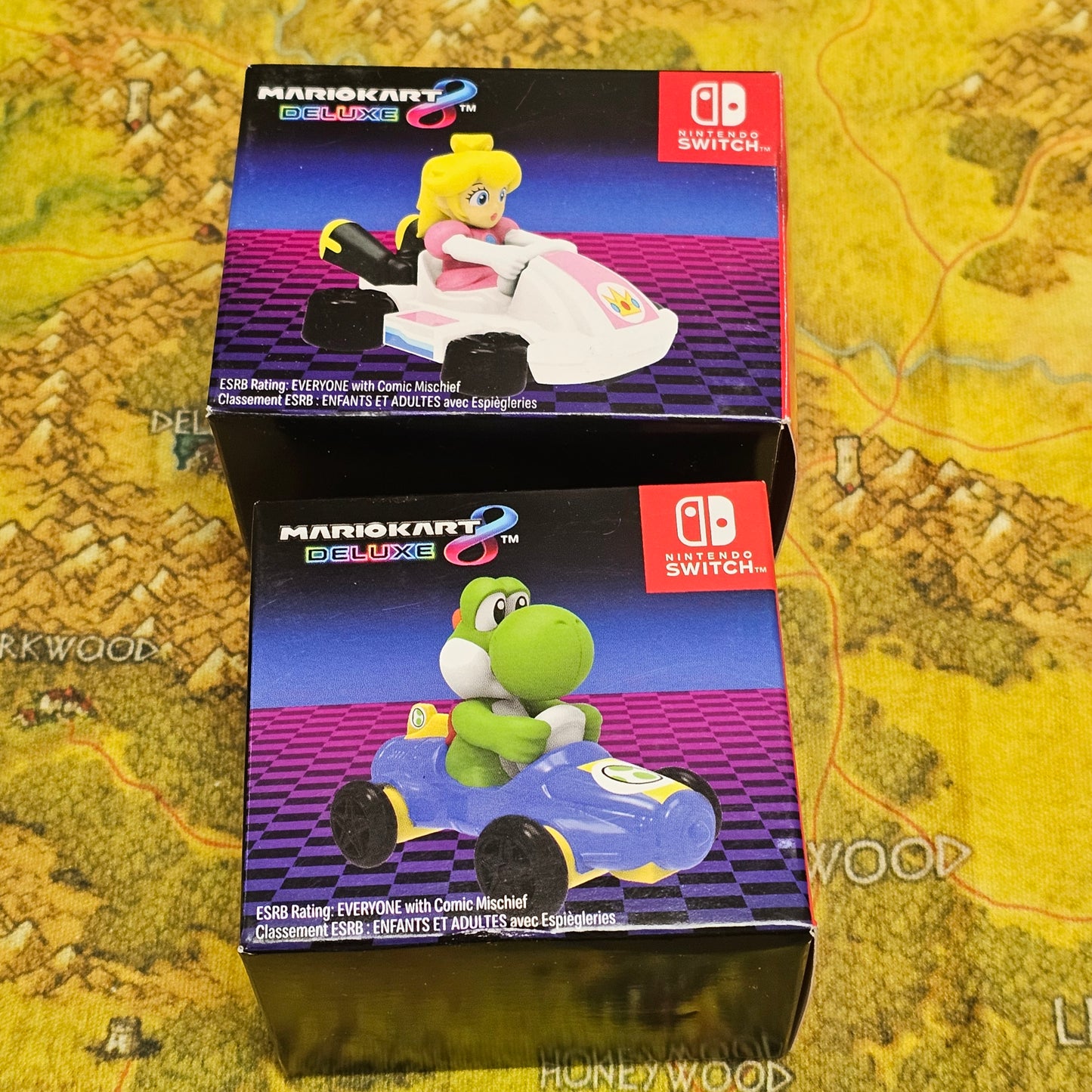142: Peach and Yoshi Mario Kart Toys