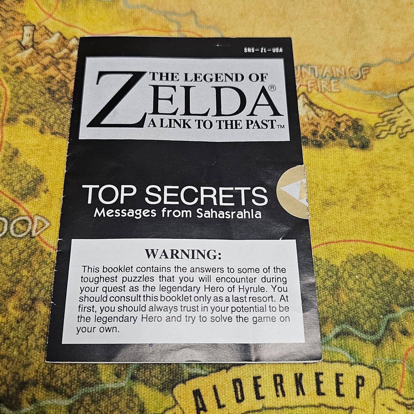 030: "Top Secret" Insert for LoZ A Link to the Past