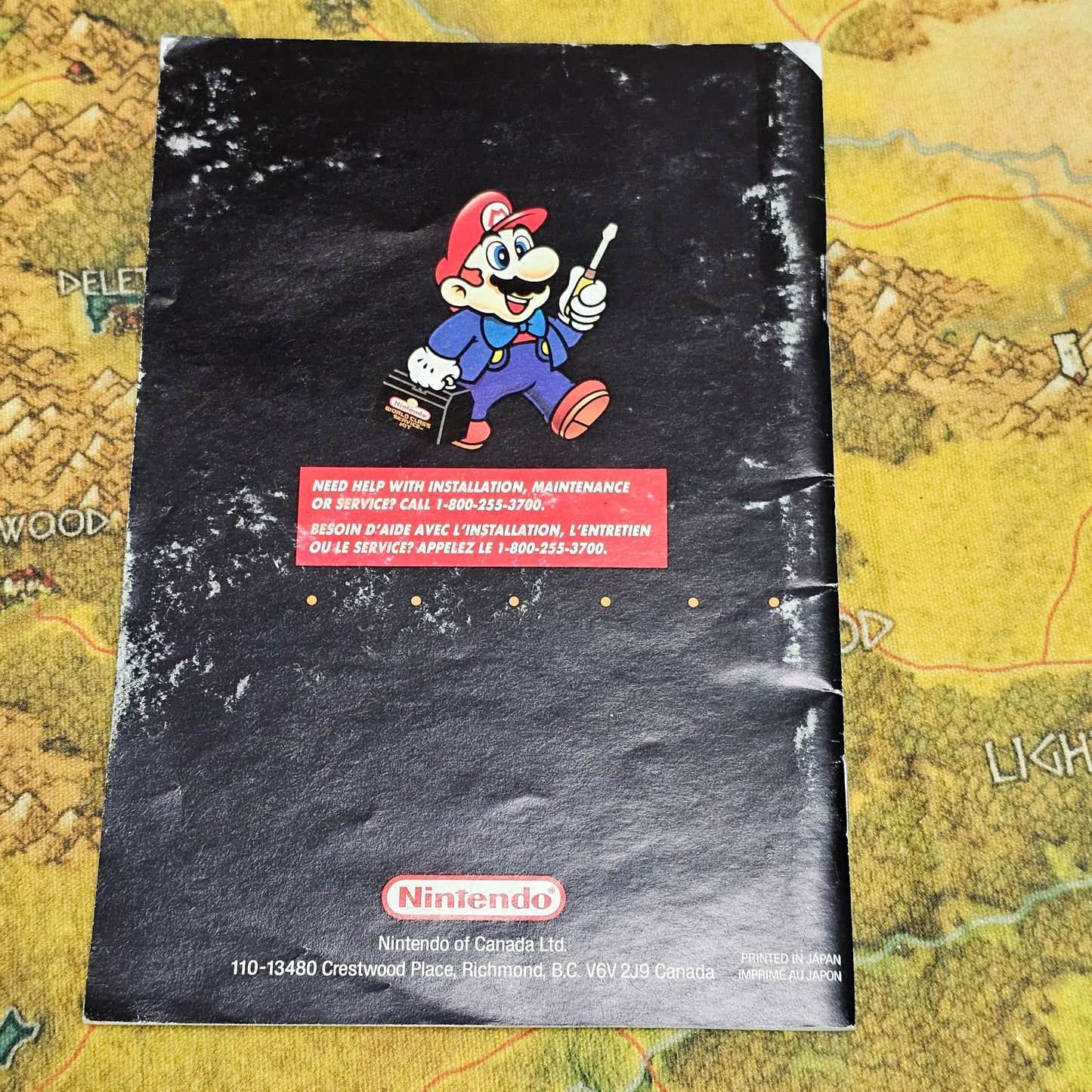 015: SNES Instruction Booklet