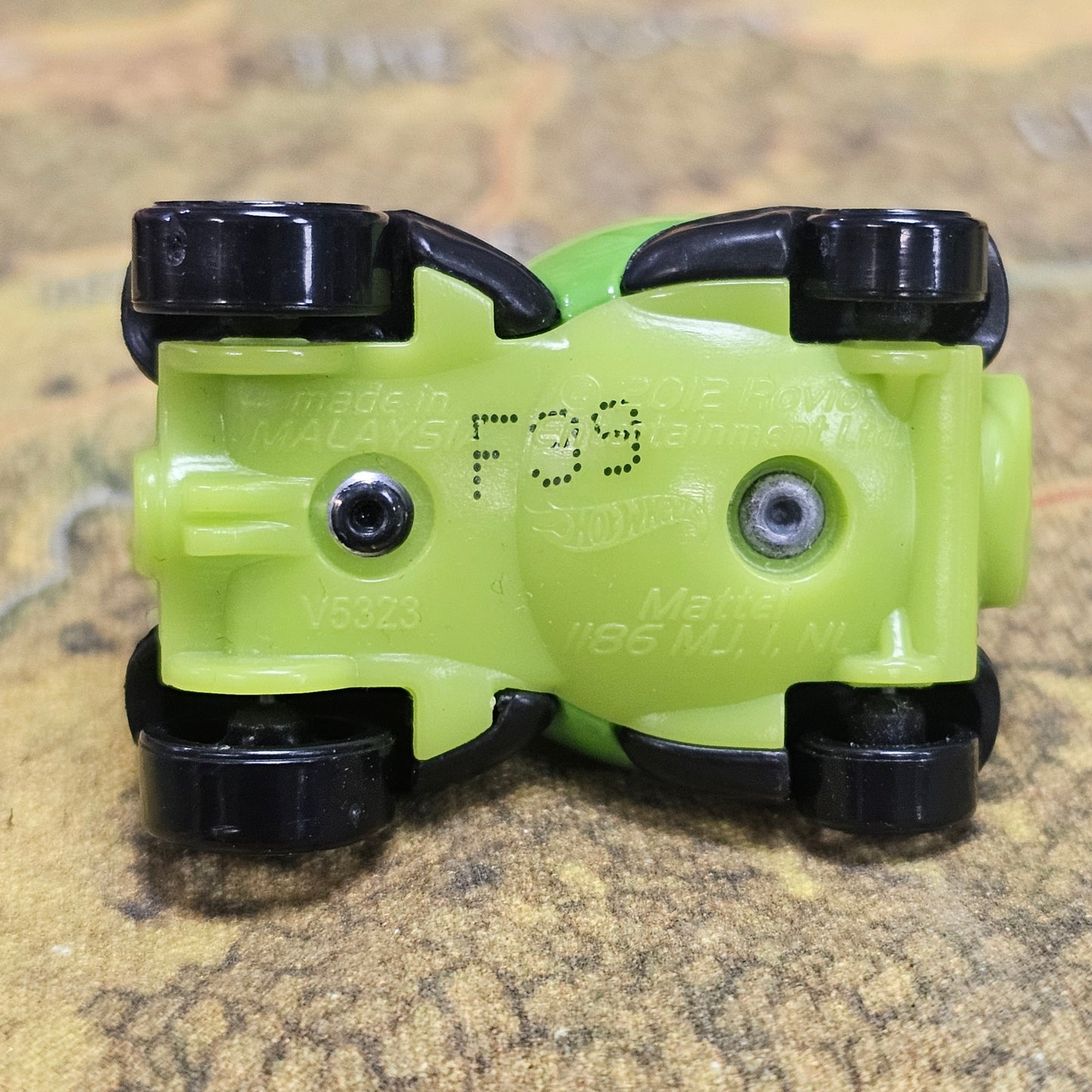 056: Angry Bird Pig Hot Wheels Car