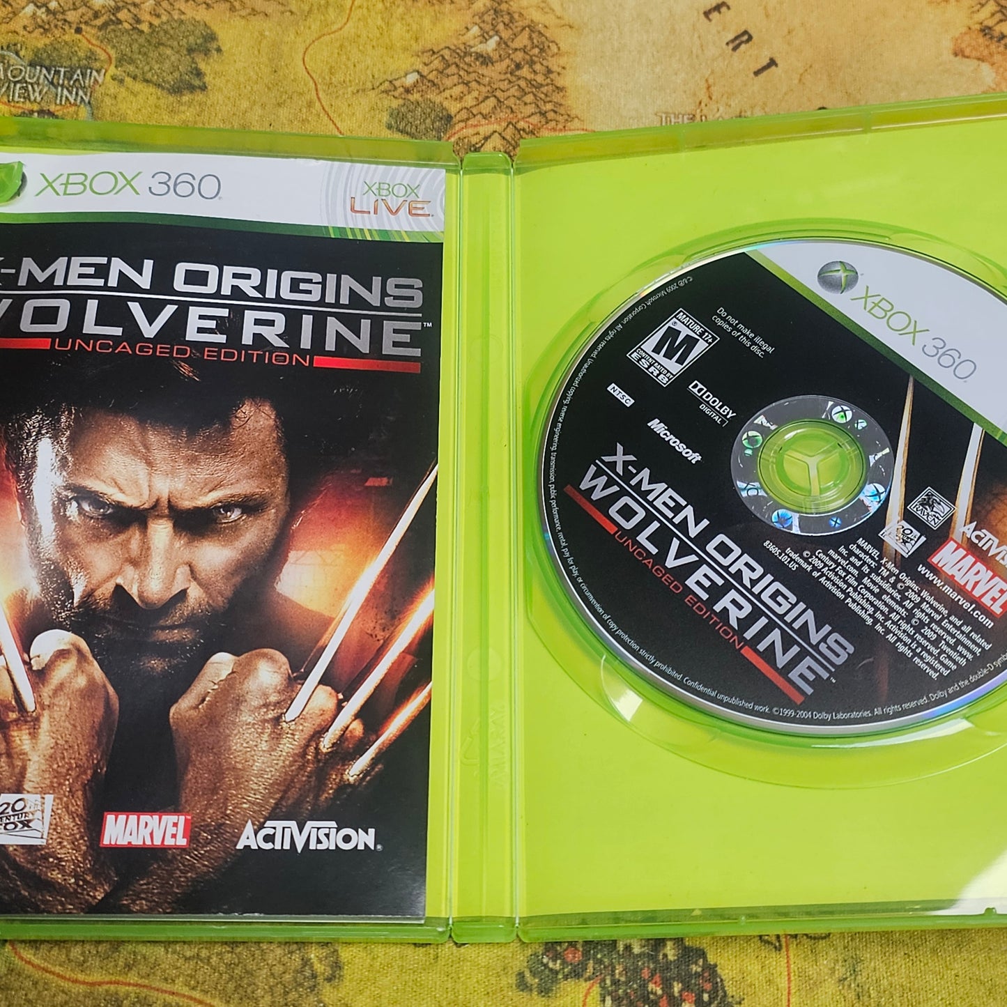 158: X-Men Origins: Wolverine - XBox 360