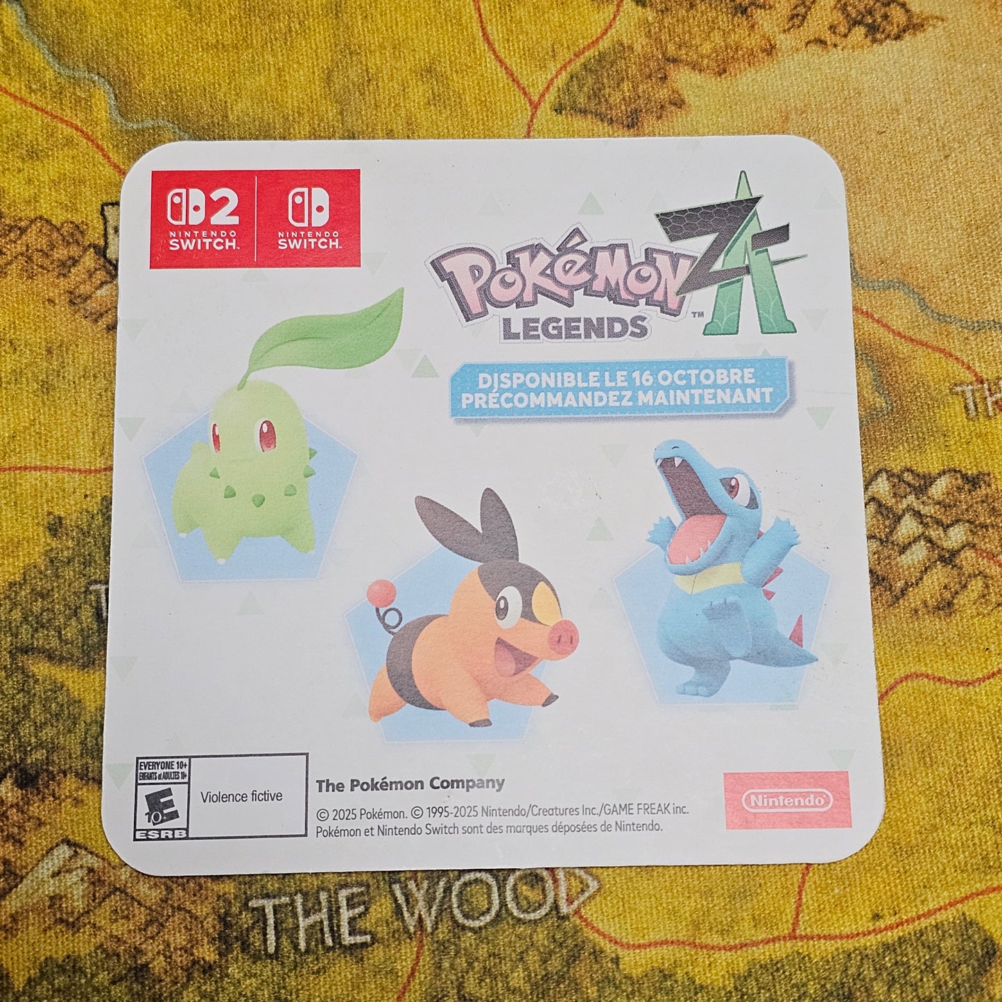 089: Pokemon Z-A Countertop Mini Signage