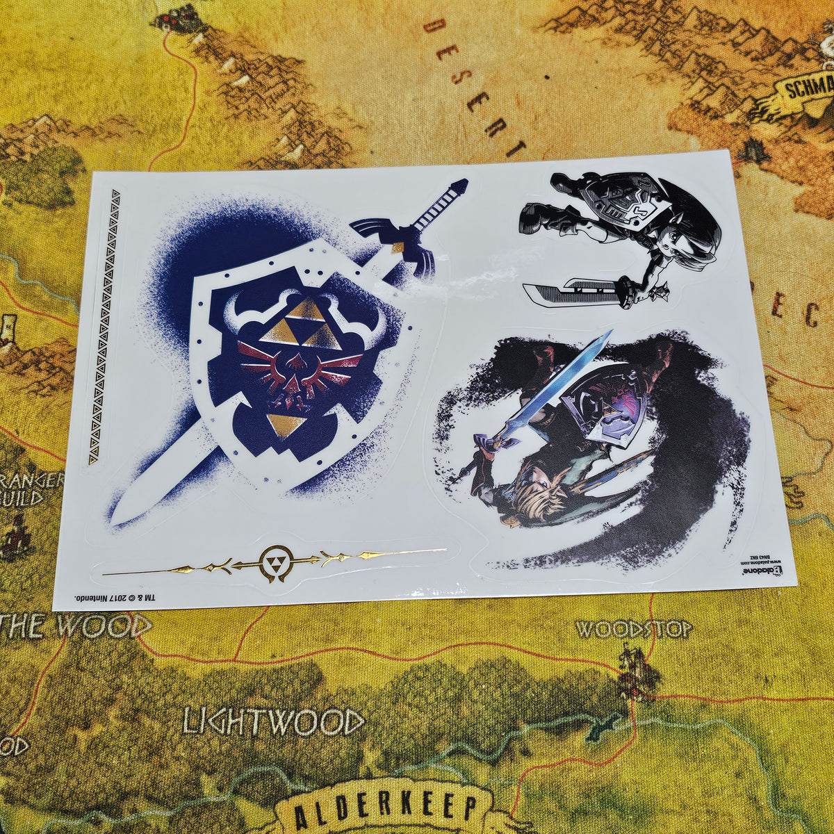 035: Zelda Decal Sheet