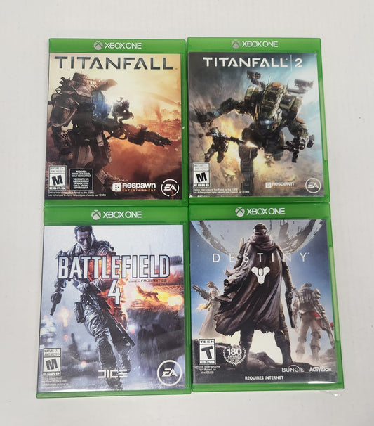 Auction Lot 01: Titanfall, Titanfall 2, Battlefield 4, Destiny - XBox One