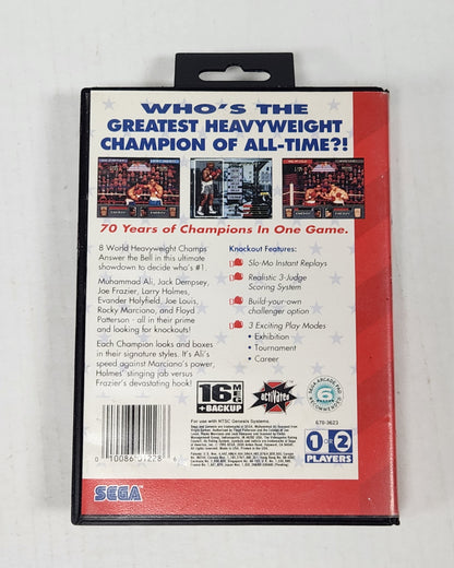 Auction Item 72: Greatest Heavyweights - Sega Genesis