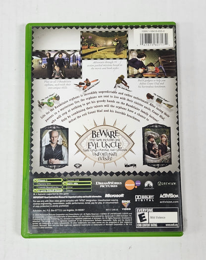Auction Item 79: A Series of Unfortunate Events - XBox