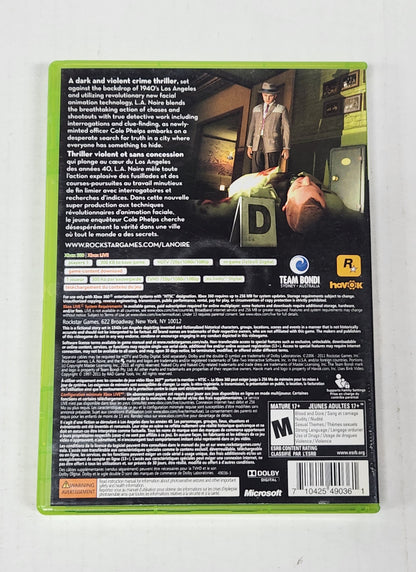 Auction Item 89: L.A. Noire - XBox 360