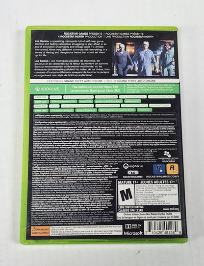 Auction Item 93: Grand Theft Auto V Five - XBox 360