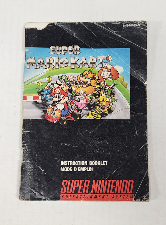 Auction Item 131: Super Mario Kart Manul - SNES