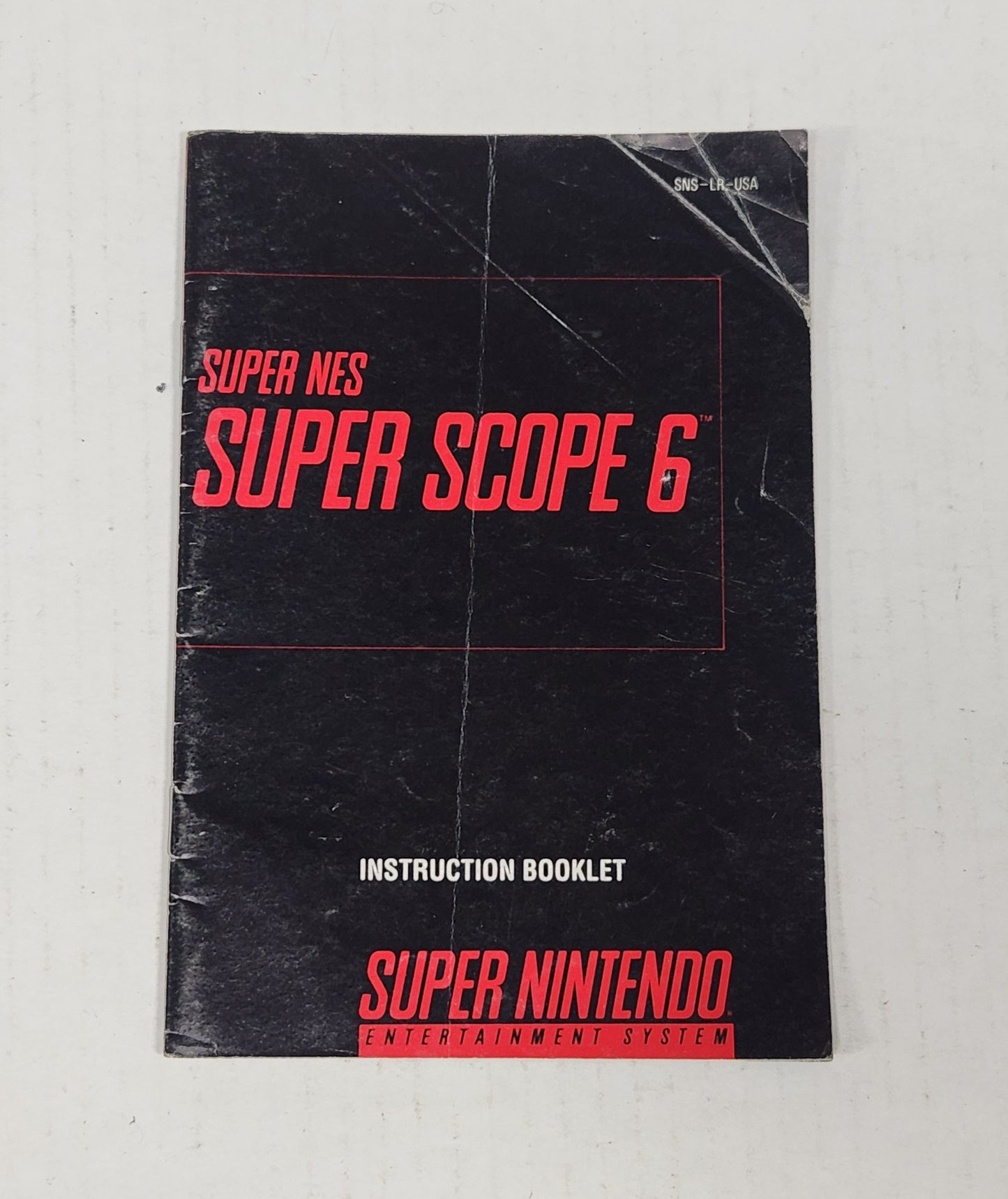 Auction Item 130: Super NES Super Scope 6 Instruction Booklet - SNES