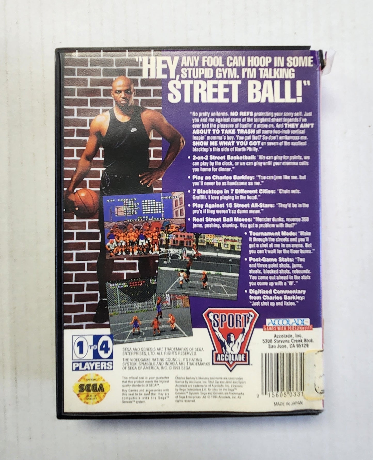 015: Barkley Shut Up and Jam! - Sega Genesis