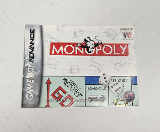 110: Monopoly Manual - Gameboy