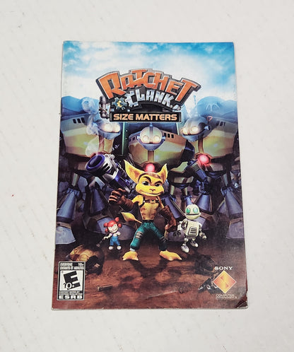 106: Ratchet and Clank Size Matters Manual - PS2