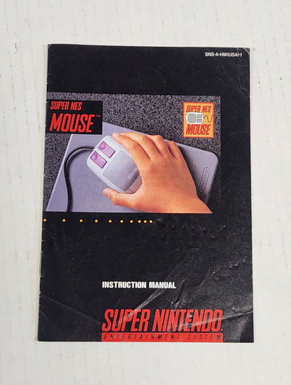 Lot 020: Super NES Mouse Manual - SNES
