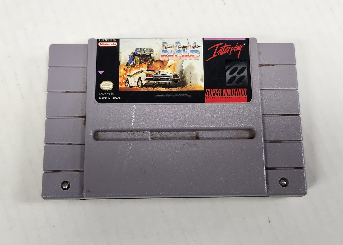 Lot 039: Radical Psycho Machine Racing - SNES