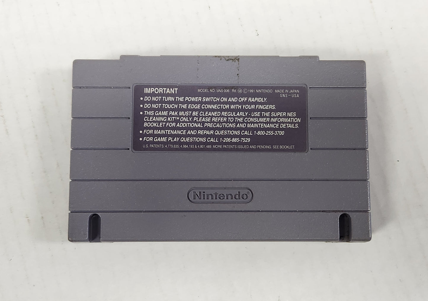 Lot 039: Radical Psycho Machine Racing - SNES