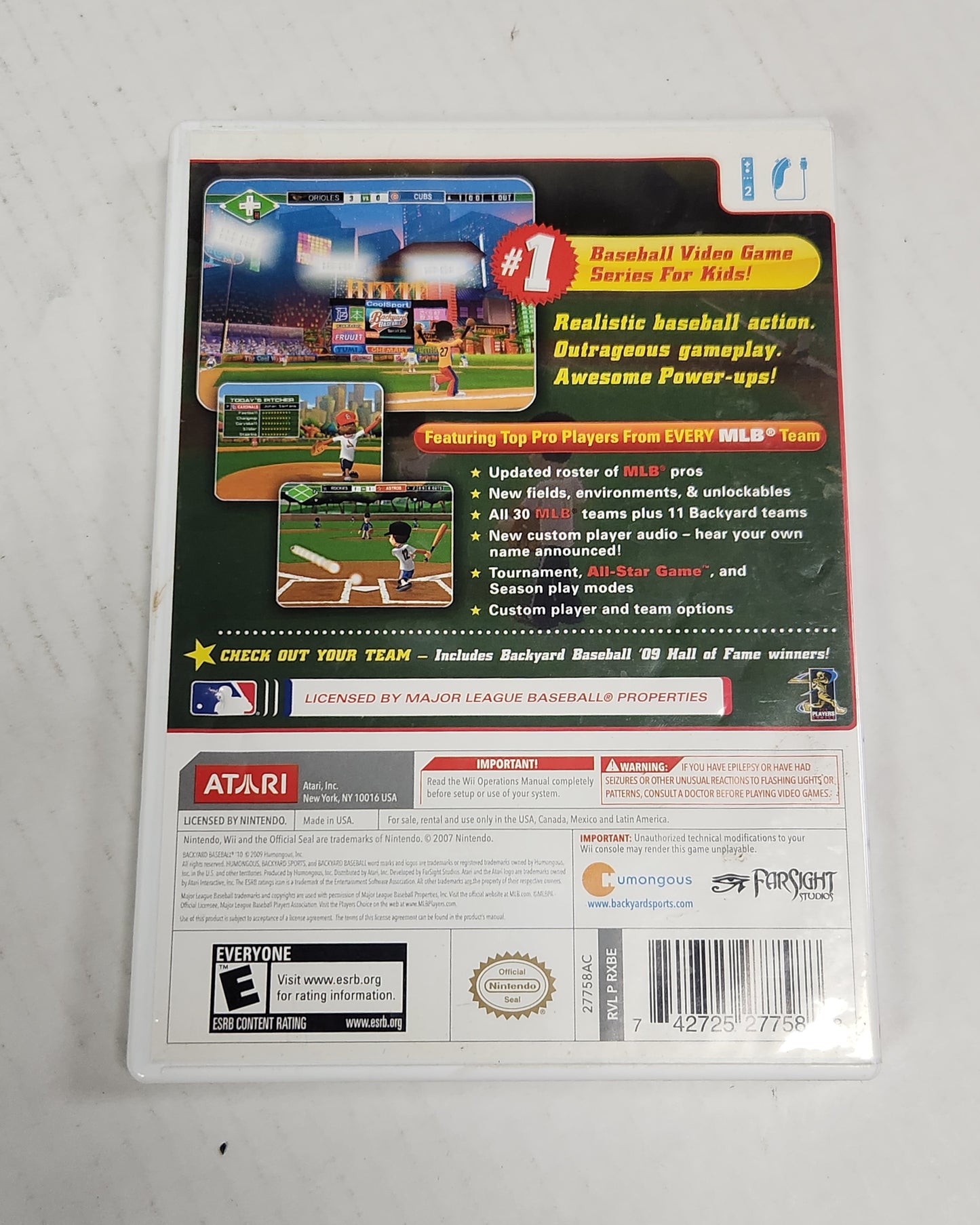Lot 053: Backyard Baseball '10 - Wii