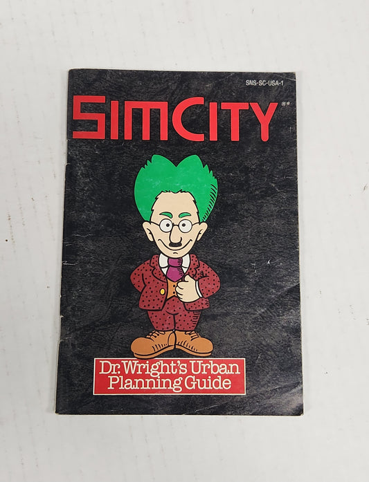 Lot 069: Sim City Dr. Wright's Urban Planning Guide (Manual ) - SNES