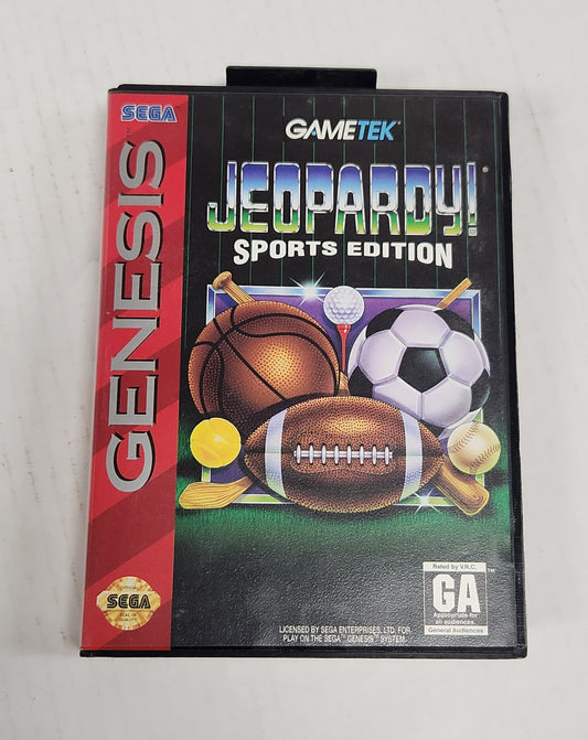 Lot 076: Jeopardy Sports Edition - Sega Genesis